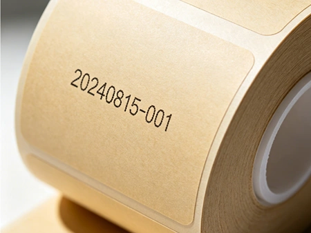 Kode Tanggal dan Nomor Batch pada Label Kertas Kraft